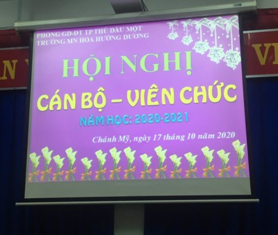 HỘI NGHỊ CÔNG CHỨC - VIÊN CHỨC NĂM HỌC 2020-2021