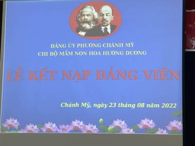 Lễ Kết nạp Đảng viên mới năm 2022