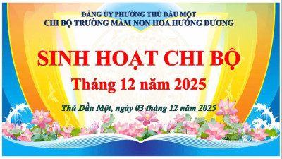 Sinh hoạt chuyên đề Quý 4/2025