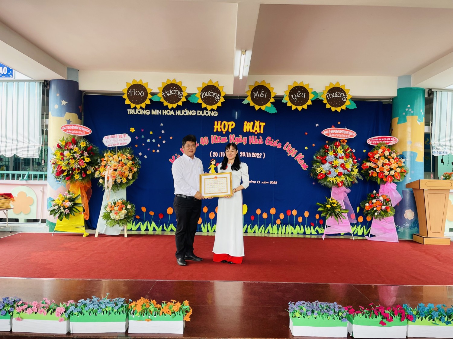 nhận băng khen