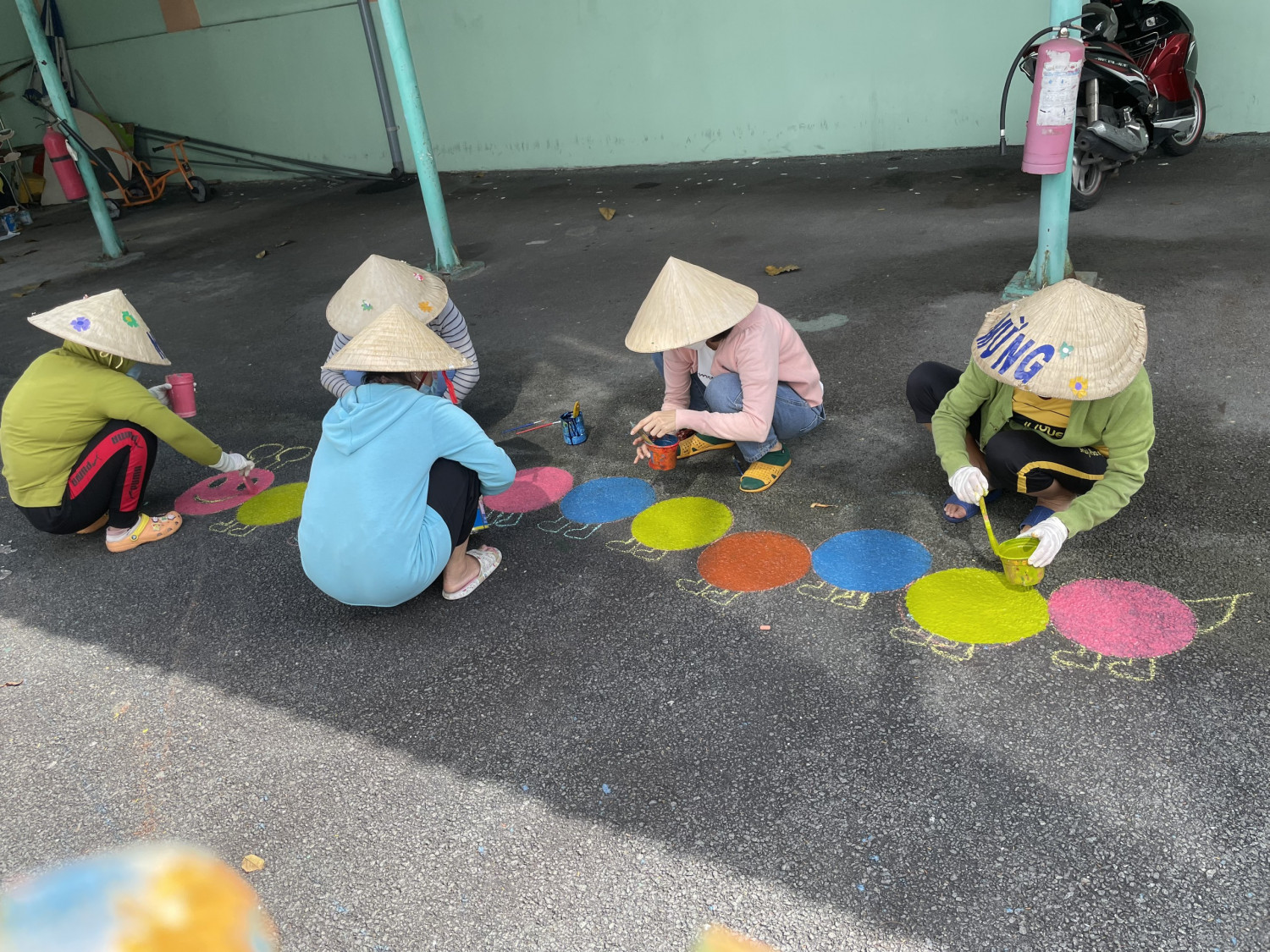 vẽ sân